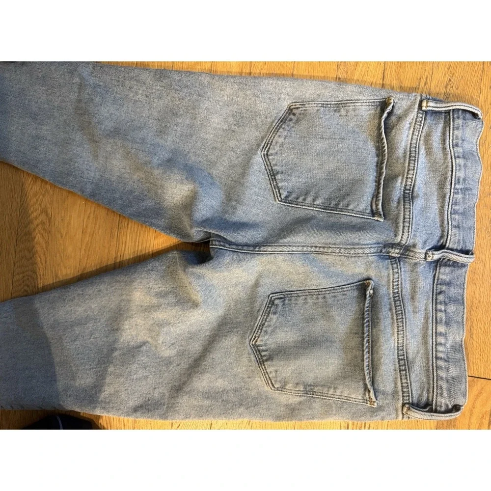 Banana Republic Men's Slim Fit Blue Light Wash Denim Jeans Mid Rise Stretch